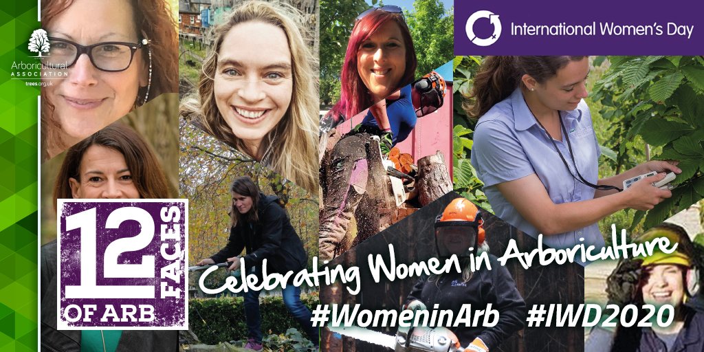 At the AA, we are supporting 'International Women's Day 2020' this Sunday 8th March by celebrating all the amazing women in Arboriculture! 🌳👧

We encourage you to share your stories of why you chose to join the Arb industry using the hashtag #WomenInArb

#iwd2020 #iwd20