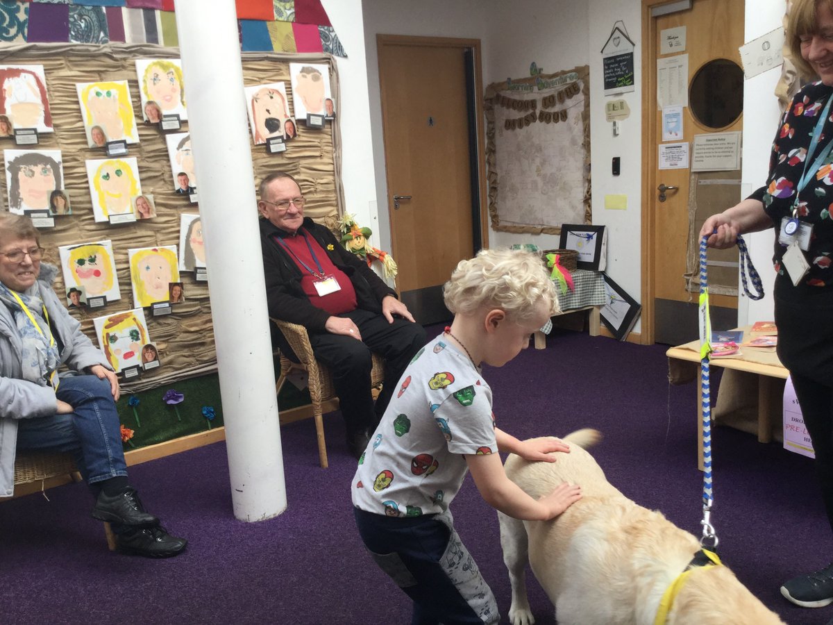 spaceplaceeyc1's tweet photo. When Tess met the children it was magical #therapets #goldenlabrador #childsbestfriend https://t.co/Mub6M5l1KU