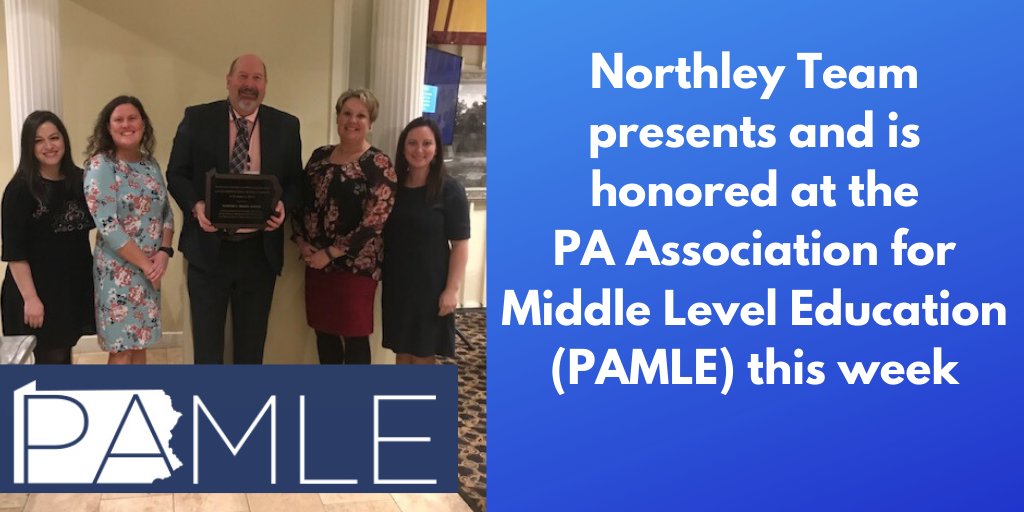PennDelco's tweet image. Congratulations to our Northley teachers and Principal
who participated in a successful PAMLE conference. From presentations to recognition, Northley was an active part of the March 1 - 3 conference.  @NMSViking #PennDelcoProud Read more: pdsd.org/site/default.a…