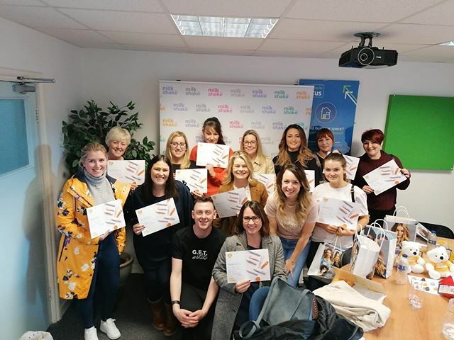 GilmorBridgend's tweet photo. Congrats to all our Milk_shakers on your diplomas! 
#milkshakeeducation #milkshakehair #milkshakehairuk #gilmorbridgend 
Thank you to @milkshakeducationwales for a great two days! https://t.co/KpiocQBSbN https://t.co/kJISQUaQ51