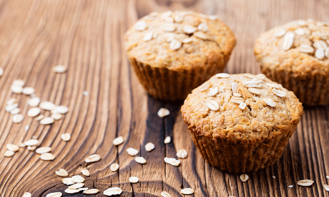 GoodinGrain's tweet photo. Boring muffins got an upgrade with this recipe featuring oatmeal and applesauce:  https://t.co/ps5wIe0uv9 #CookingWithGrains https://t.co/YicFc1kbER