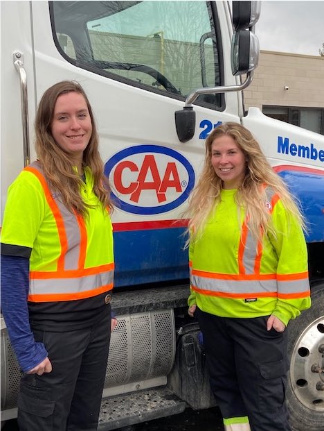 "What stood out about CAA Niagara is that everyone has your back. Being a woman in a male-dominated industry was a bit intimidating at first. But, knowing I’m supported &amp; encouraged to succeed is what makes all the difference.” Jessica, on joining CAA’s roadside team. #IWD2020