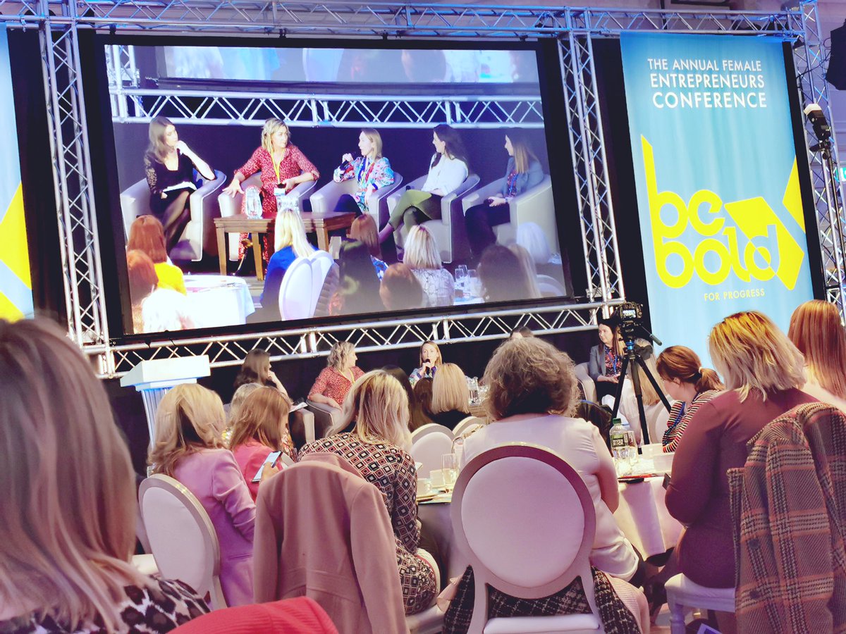 Such a talented group of ladies with great stories and advice to share! In the words of @grainnekelly “Ask specific questions to people who are relevant. You don’t go to the butchers for a haircut!” #BeBold20 #Womeninbusiness #RBPlus #freshbusinessadvice <a href="/wibni/">Women in Business</a>