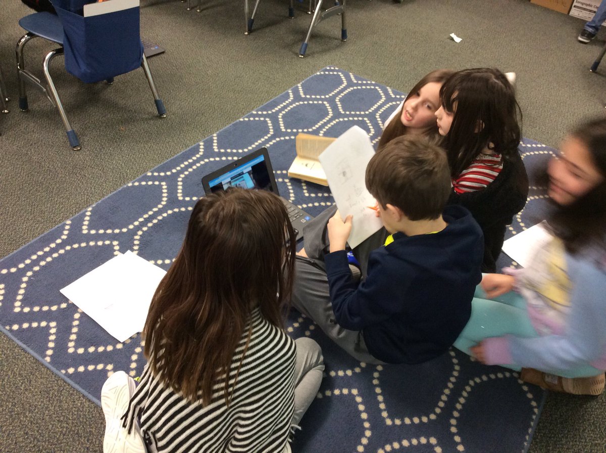 callahanclass's tweet photo. Using padlet to discuss and share our book circle. @myccs @WoodbrookCCS https://t.co/E0X7zQ5rGI