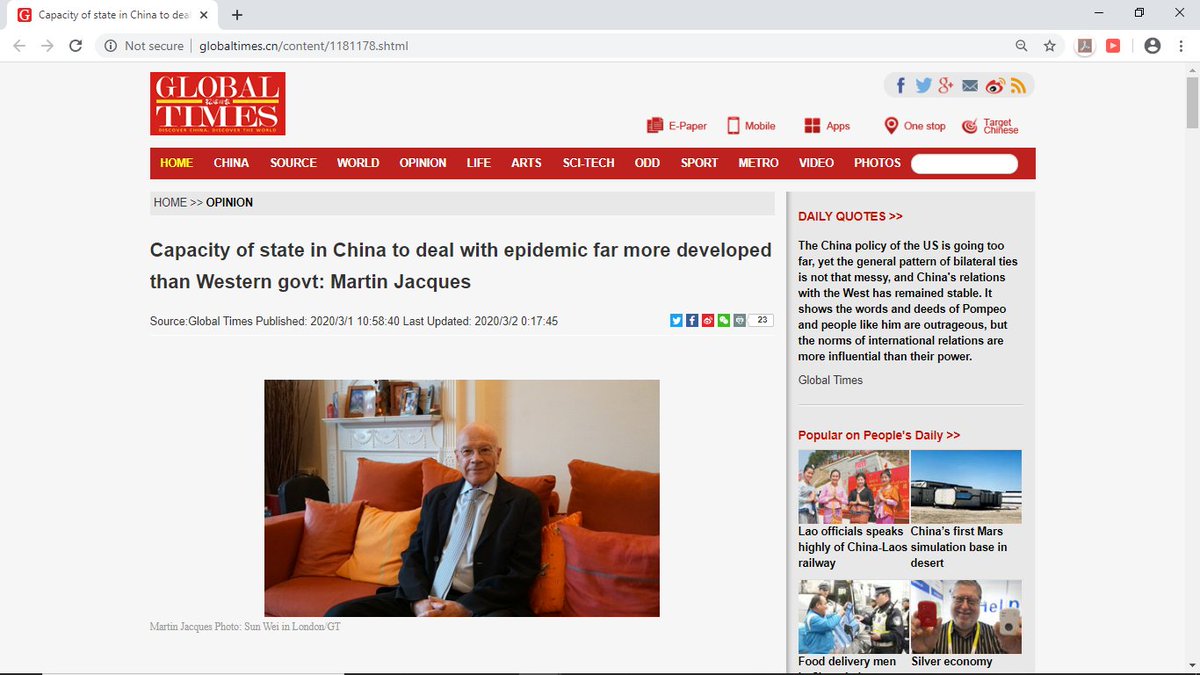 DanGarrett97's tweet photo. ROFL LMFAO at the parade of #CHICOM tools ... There is some sick irony in this "person" defending the Party-state whose medical coverup & malpractice has killed thousands ...
#Xiwinger #CCP #coronavirus #covid19 #WARS #MartinJacques #China https://t.co/zITOAofEQ9