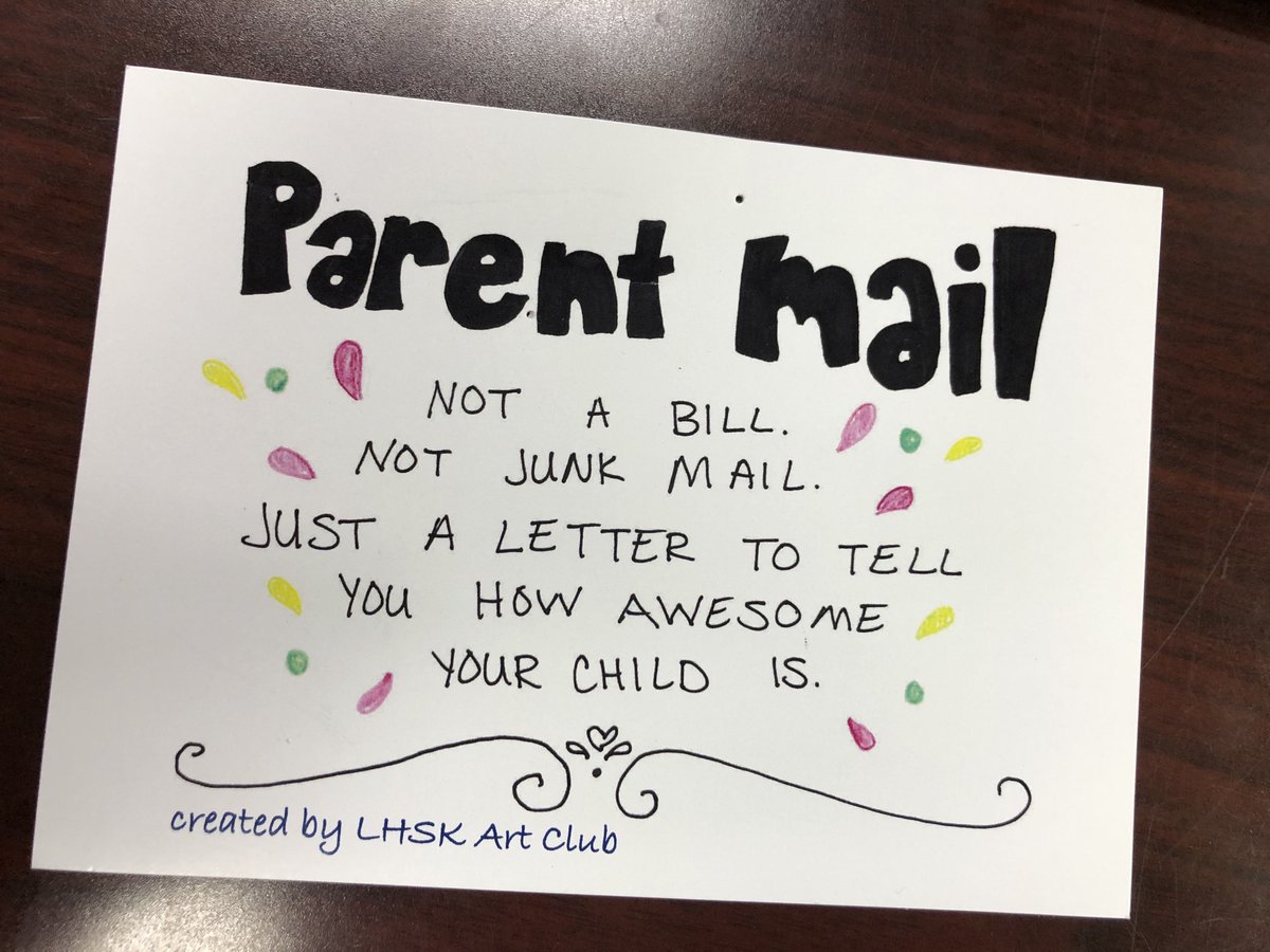 LHSKillough's tweet photo. We challenged teachers to send home Positive Postcards to parents! We had over 100 postcards turned in &amp; they will be mailed soon! Congrats to Mrs. Polly, Mrs. Jennings, &amp; Mrs. Werts for being randomly drawn to receive a $25 Staples gift certificate! #TodayAtLHSK https://t.co/thpsSGhJbz