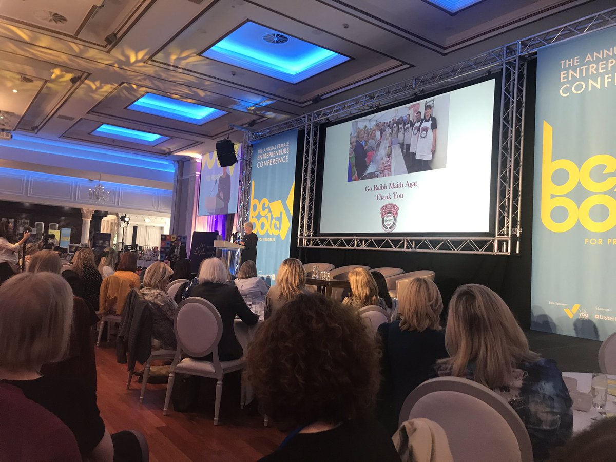 RiadaRecruit's tweet photo. ‘Luck is opportunity plus gut!’ #ColletteTwomey @wibni #bebold20 @EnterpriseNI @TraversSarah https://t.co/gZ1mz5eR0Z