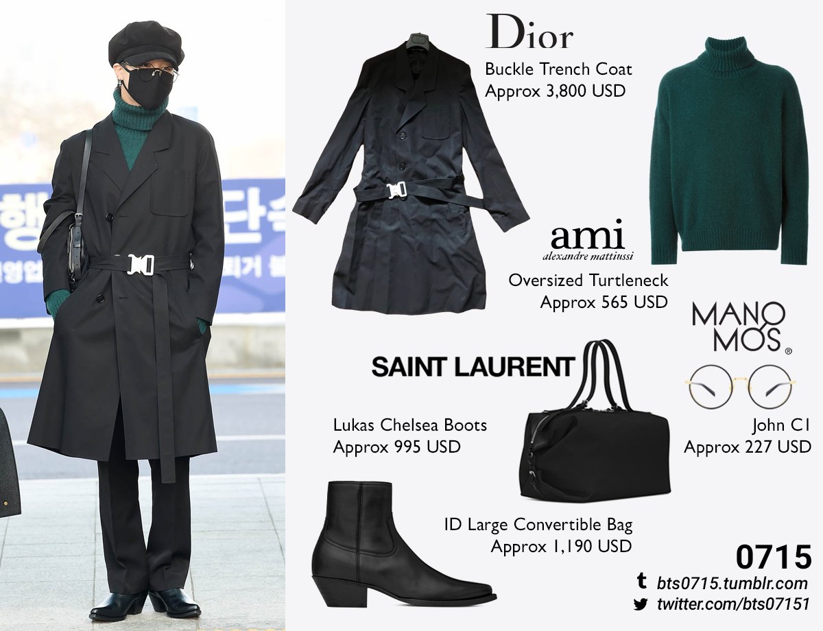 BTS #JIMIN #방탄소년단 #박지민 #BTSFASHION #BTSCLOSET 200220 Dior