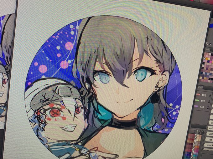 アイコンも同時進行ベイベー
宇髄さん、逆ー😂 