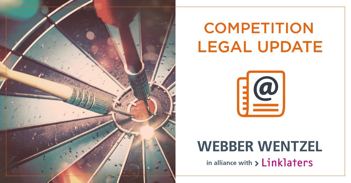 webberwentzel's tweet photo. Read our February #CompetitionLaw update for news on COMESA suspension of Phase 1 and 2 review periods, USA competition authorities examination of past mergers by large tech firms, our recent work &amp; more. https://t.co/4ivg2bZcXM

#WWInsights https://t.co/mTwZ3y87ta