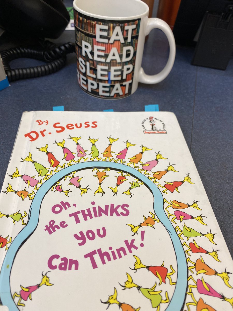 Having fun pretending to be the illustrator while listening to #DrSeuss #libraryfun <a href="/pflugerfalcons/">Pfluger Elementary</a> #ohthethinks #pflugerlibrary