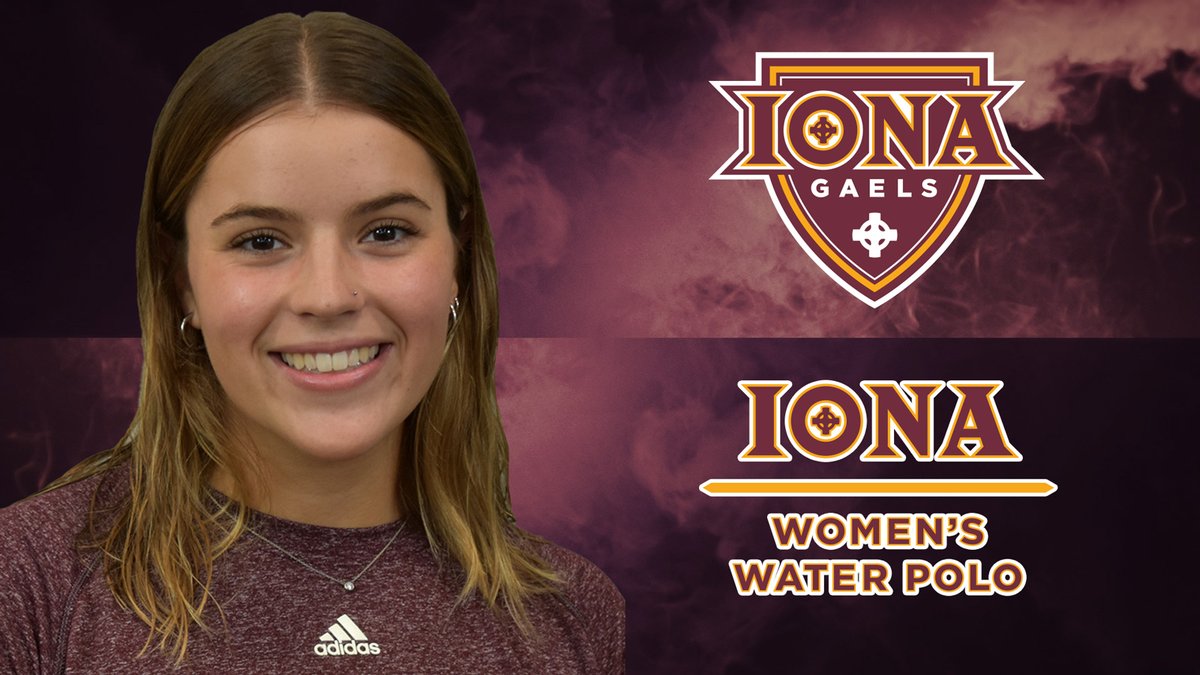 IonaGaels's tweet photo. Mia Tovar of @IonaWaterPolo is the Iona College Female Student-Athlete of the Week!
#ICWWP #GaelNation https://t.co/qUEvF1h579