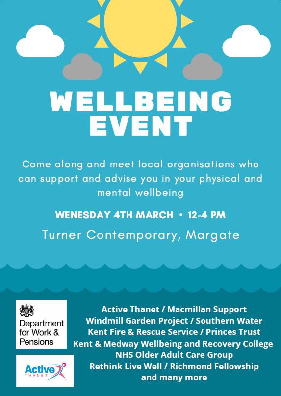 Changingmindsk1's tweet photo. Our CEO Tom will be attending the @DWP event tomorrow at the Turner Gallery! Make sure you pop over and say hello to find out how we can support you, or your organisation #welbeing #MentalHealthMatters #selfcare #community https://t.co/27ocGFkcU9
