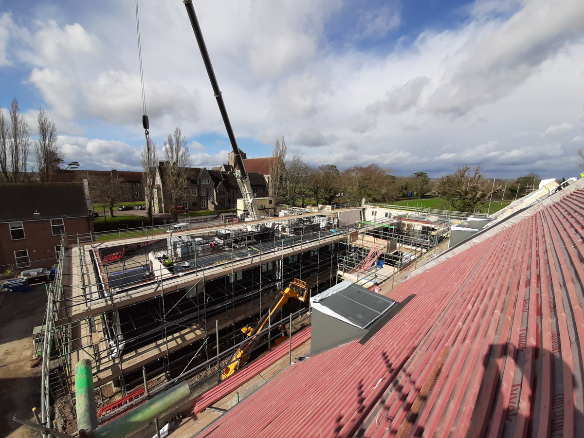 Another <a href="/StreifUK/">Streif UK Ltd</a> project coming along nicely, Phase 2 Hurstpierpoint College.  To discuss your latest project, get in touch by tweeting, message or calling