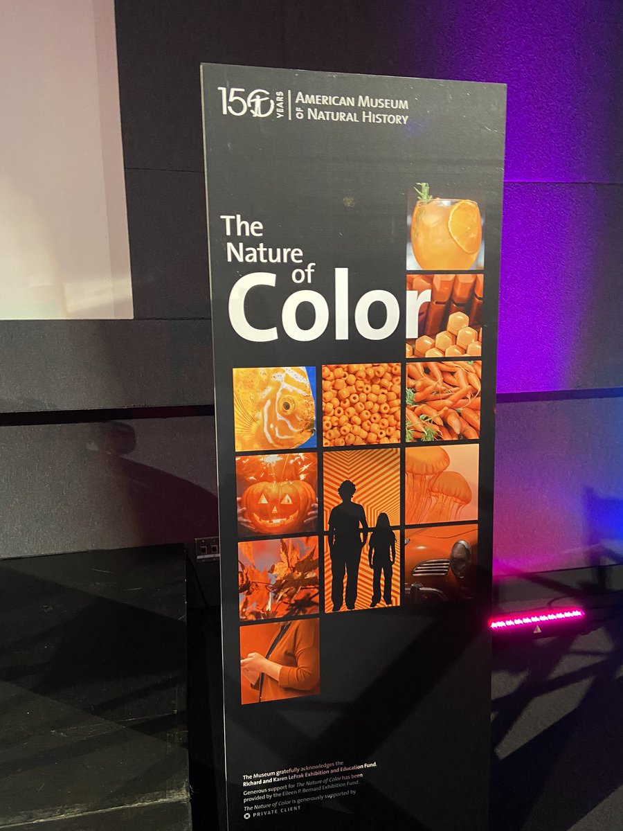 parentingandpol's tweet photo. We are excited to be here for the press preview of The Nature of color at @AMNH #amnh150 https://t.co/enBLDhb84x