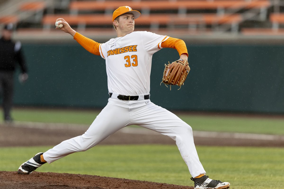 Vol_Baseball's tweet photo. Freshman RHP @mmclaughlin_2 will make his first-career start tonight as the Vols host Longwood!
Mark is 1-0 with a 0.00 ERA and has seven strikeouts in 7.0 innings pitched this season.
#GBO #OTH #BeatLW https://t.co/X4DhwM8Wpe
