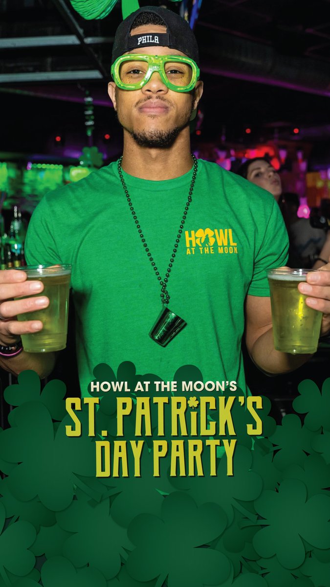 bit.ly/32Kd4Q2

Let the luck of the #Irish shine down on you <a href="/howlboston/">Howl Boston</a>  this #stpaddysday #boston. Green Beers, Car Bombs and Jameson shots! Text "CHEERS" to 31996 for exclusive party perks!