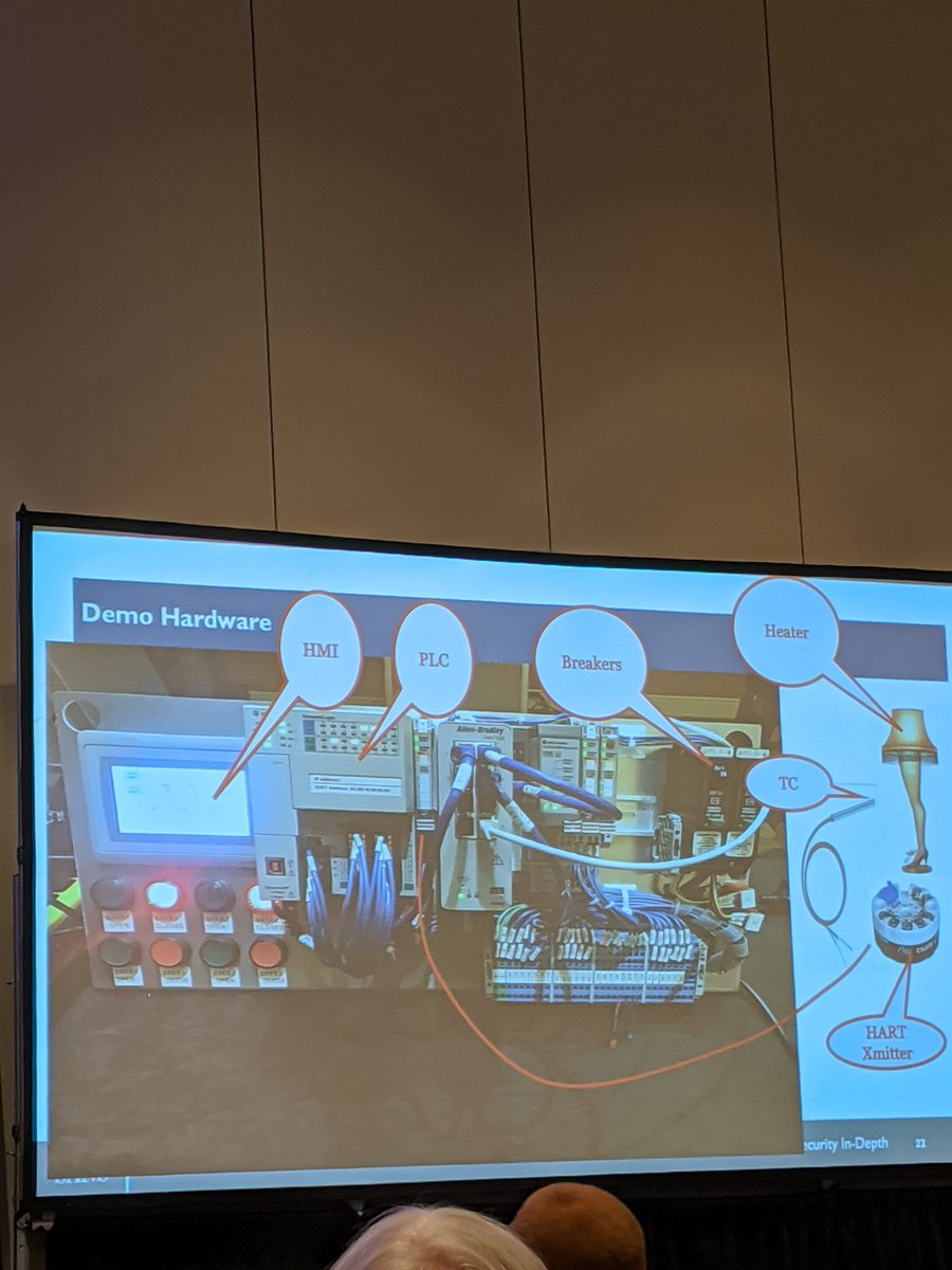 Day 2 of <a href="/SANSICS/">SANS ICS</a> #ICSSummit starting is off with <a href="/JasonJDely/">Jason Dely</a> and Jeffery Shearer giving a technical demo of ICS attacks🔥🔥🔥