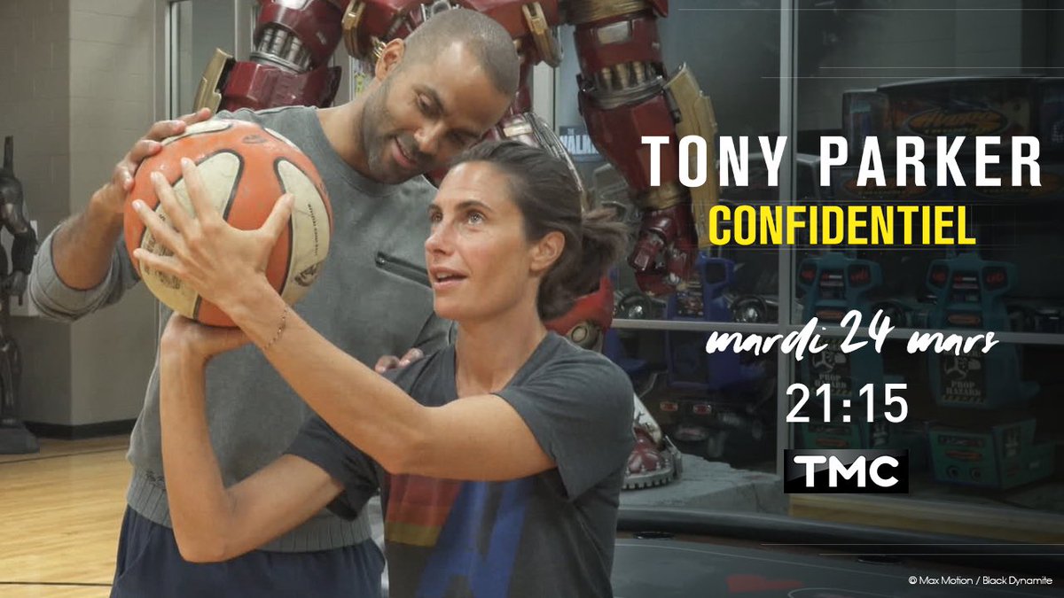 TF1Pro's tweet photo. Le documentaire #TonyParkerConfidentiel est un projet unique de filmer durant plusieurs mois @tonyparker au cœur de sa vie. Produit par @alsublet #MaxMotion et @BlackDynamite en diffusion le mardi 24/03 à 21:15 @TMCtv https://t.co/6793CtofAn