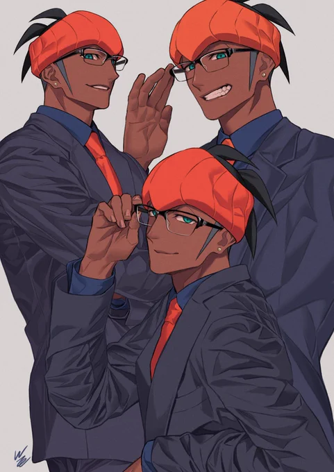 キバナさんにスーツとメガネを装備していただきたい(願望)
#ポケモン剣盾 