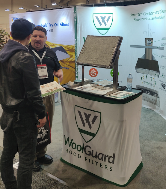 WoolguardHF's tweet photo. We are showcasing the innovative WoolGuard Hood Filter that reduces 98% of grease from entering your hood system, reduces hood cleanings and keeps your staff, patrons and business safer. Last day to stop by the #RCShowCanada booth #730. 
#WoolGuardHoodFilters https://t.co/sl4JDiy63W