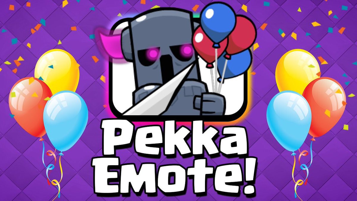CLASHwith_SHANE's tweet photo. 🎉 Pekka Emote Giveaway! 🎉

Giving away 10 exclusive Pekka emotes! 

To enter:
✅ Follow @CLASHwith_SHANE 
✅ Retweet this tweet
✅ Reply your player tag #

Winners announced in 12 hours! https://t.co/yAPvDxRVNc