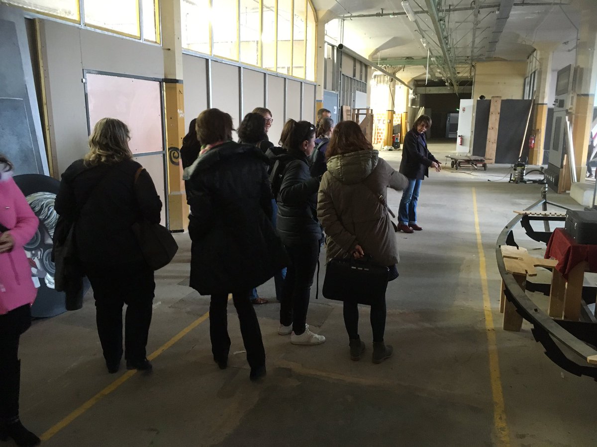 aurelienferry's tweet photo. Visite des ateliers d’artistes @motoco_mulhouse après l’#EqualityLab Vraiment un plaisir de les rencontrer en plein travaux @LeCnamGE https://t.co/Td2nLWjoaV