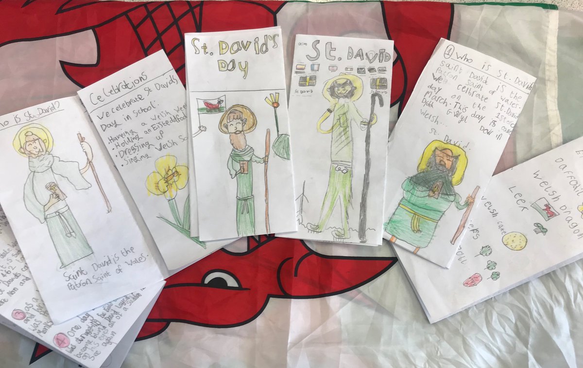 TreorchyPrimary's tweet photo. 3J have worked really hard this week to make information leaflets about St David 🏴󠁧󠁢󠁷󠁬󠁳󠁿 #DyddGŵylDewiHapus #TPS3J https://t.co/I1YSqIYChX