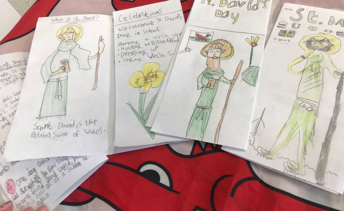 TreorchyPrimary's tweet photo. 3J have worked really hard this week to make information leaflets about St David 🏴󠁧󠁢󠁷󠁬󠁳󠁿 #DyddGŵylDewiHapus #TPS3J https://t.co/I1YSqIYChX