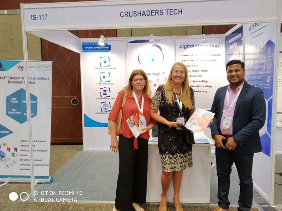 CrushadersTech's tweet photo. 1st day at #India_soft_2020s

Special thanks from our hearts to you all, Join us at booth no.-117 at Novotel Hyderabad Convention Center, Hyderabad, India.

#IndiaSoft2020 #Crushaders_Tech #Software #IndiaSoft #IT_companies #IT_buyers #Econcero #Collaboration #HICC #Joint_venture https://t.co/JeZxCFbUBL