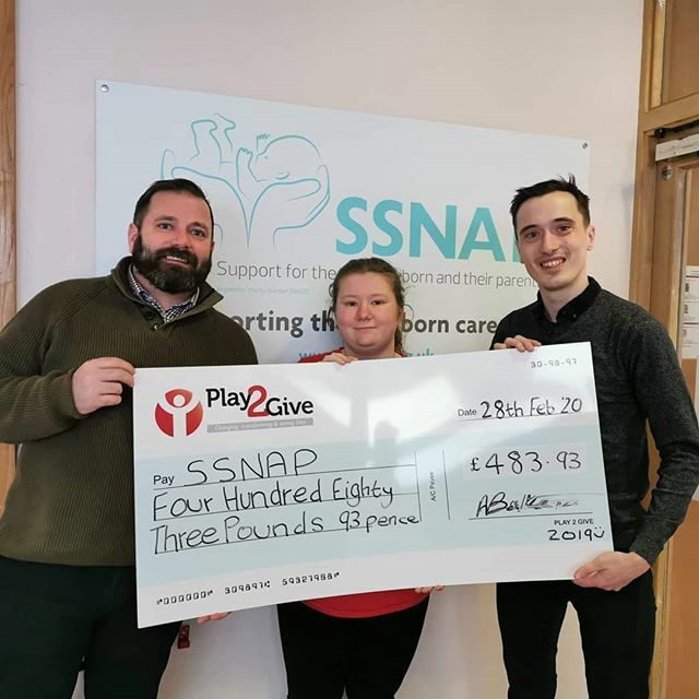 It was great to see our friends from @play2give on Friday! They popped by to present us with a cheque; they raised money throughout 2019 for us as well as supporting our Advent Appeal. Huge thanks to Andy and his team of superheroes! 'In 2019 over £480 w… ift.tt/2PJ68h0