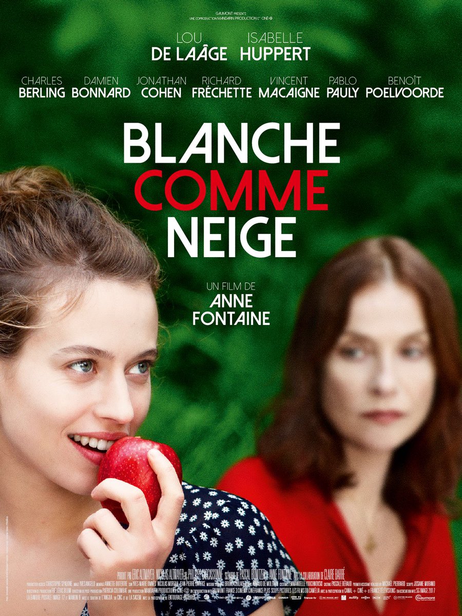 Blanche comme neige, co-écrit par Anne Fontaine, Pascal Bonitzer, Nicolas Altmayer et Éric Altmayer Réalisé par Anne Fontaine  Location tv