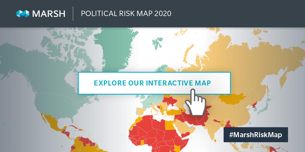 Marsh Political Risk Map 2020 Twitter \ Marsh On Twitter: "Out Now: Explore Marsh's New #Politicalrisk Map  2020 To View Risk Scores And Analysis For Countries Where You Have  Operations, Assets, Contracts Or Investments. Learn More Now: