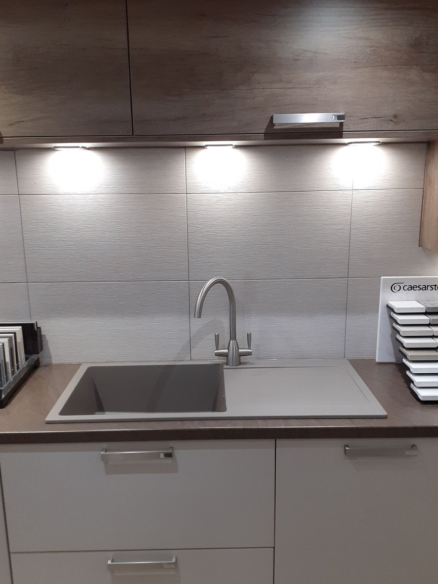 NorthernSinks's tweet photo. Solutions at Sutton in Ashfield, this Grey Granmaster looks fantastic with a Stainless Steel Danti tap :O https://t.co/M1x0I1Hblx