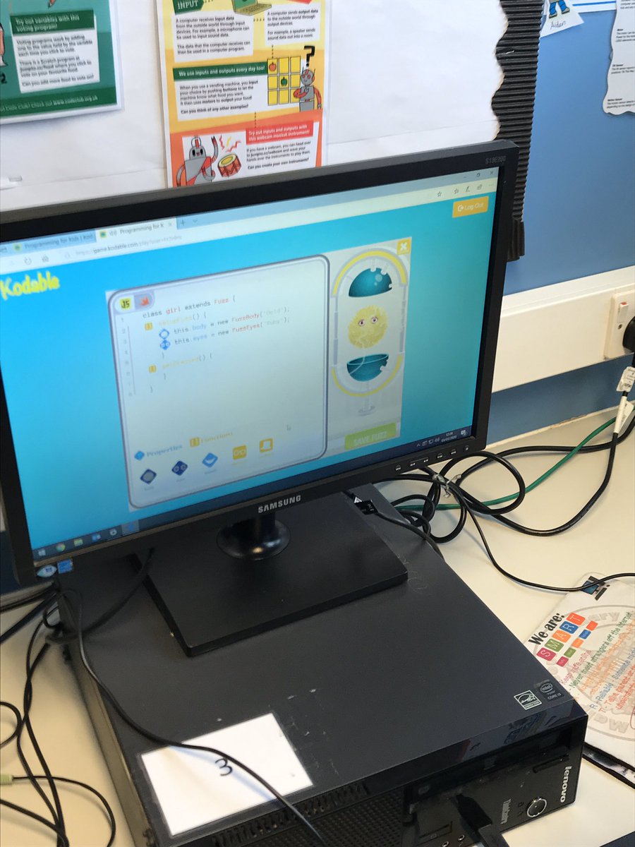 Jonest84's tweet photo. @kodable @MalpasCourt we had a go at Coding Mission 1 today 🙂  #kodable #fuzzy #codingmission @codeclubWales @CodeClub https://t.co/TTFQ7gzllh