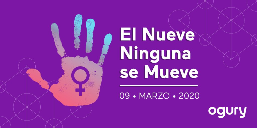 weareogury's tweet photo. At @weareogury, we reject any form of violence. We fully support the women in our Mexico team in their decision to participate in the national strike organized on March 9th  #UnDiaSinNosotras #ParoNacionalDeMujeres https://t.co/nNy20d0E3D