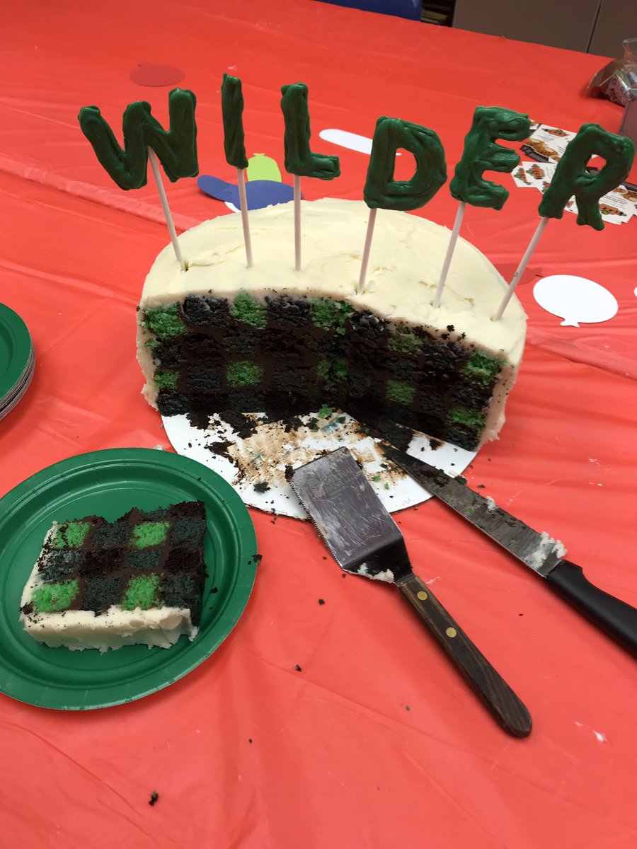 Wilder PTO sure makes the <a href="/Wilder_GFPS/">Wilder Elementary</a>  staff feel special! Thanks for the amazing cake! #whereyoubelong