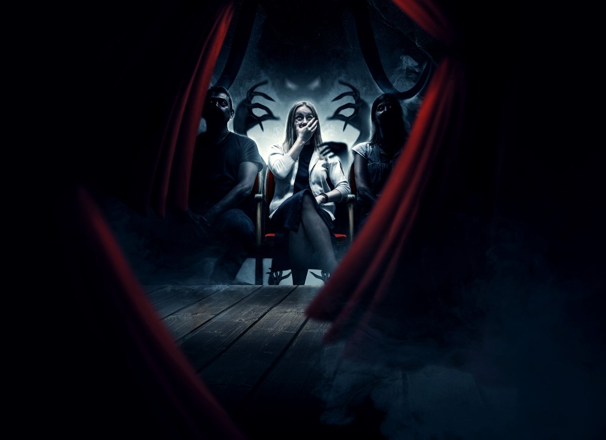 We're just about feeling brave enough for the opening night of <a href="/GhostStoriesUK/">Ghost Stories</a>! If you're joining us this week for the fright fest, a few things: no latecomers, if you leave the auditorium, you won't be allowed back in and it's 90 minutes straight through. You have been warned!