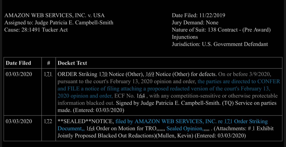 I completely understand why the filings are sealed & orders are sealed but damn - you gotta give me more than this because it’s impossible to understand what’s happening behind the iron-seal- curtain