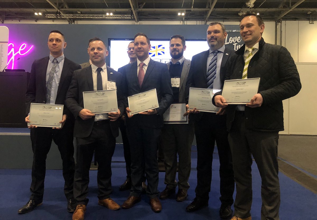 Congratulations to all our #CFSP qualified sales people who received their awards from @FEA_uk #HRC2020 #hotelrestaurantcatering #HRC