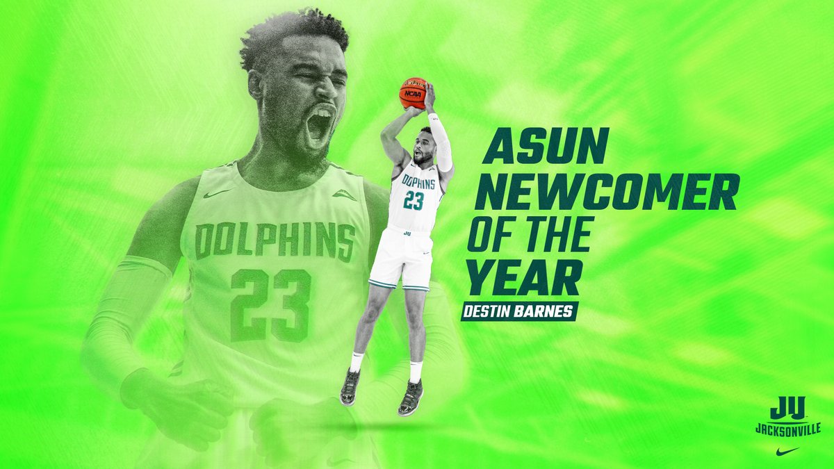 JAX_MBB's tweet photo. NEWS | @db_trey5, @DB_23__, @ArlandoMarvun, Earn ASUN Postseason Awards

📰 https://t.co/gs920J8mbQ

#DareToBeBold
#ASUNMadness https://t.co/OF0YlcJHox