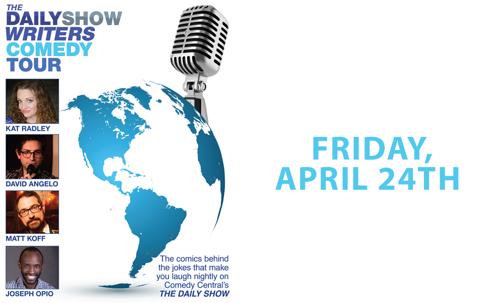 COMING SOON: The Daily Show Writers Comedy Tour performs in #Westbury on Friday, April 24th!

Get tickets: bit.ly/DailyShowLI