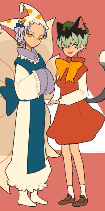 「橙(東方プロジェクト)」の画像/イラスト/ファンアート(古い順)