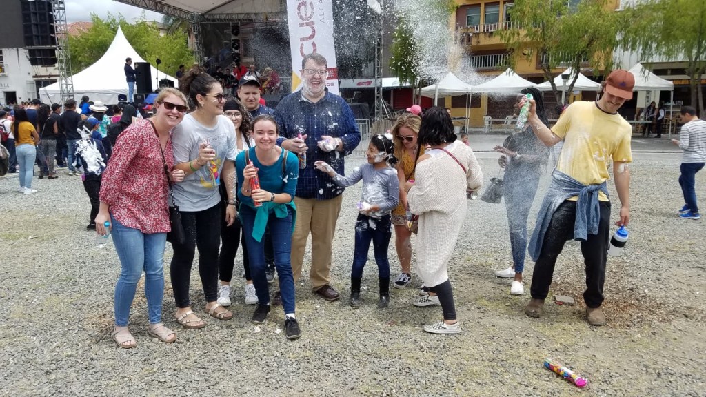 MSMU's tweet photo. Mounties studying in Cuenca this semester are exploring the Galápagos Islands this week. Last week they celebrated Carnaval with parties and pork, family and foam battles. #ExploreBoundlessly
https://t.co/D19bVPxFhQ https://t.co/Rb3BgM6S4e