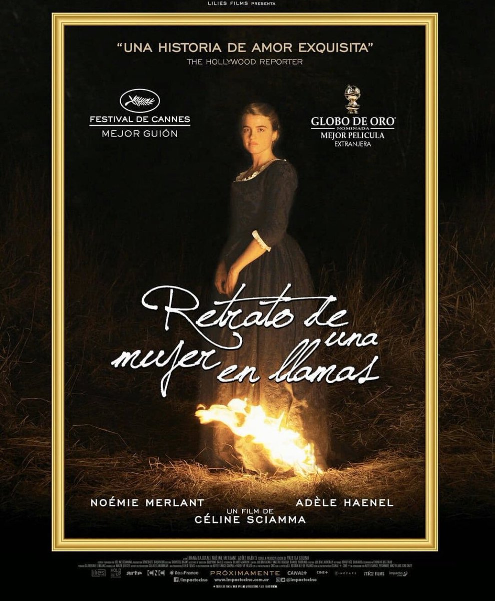 VFDistribucion's tweet photo. "Una historia de amor extraordinaria." El 13 DE MARZO llega #RetratodeunaMujerenLlamas, la aclamada y multipremiada cinta francesa dirigida por Céline Sciamma. 🔥❤️🔥 #Estreno https://t.co/LWn6O1H52j