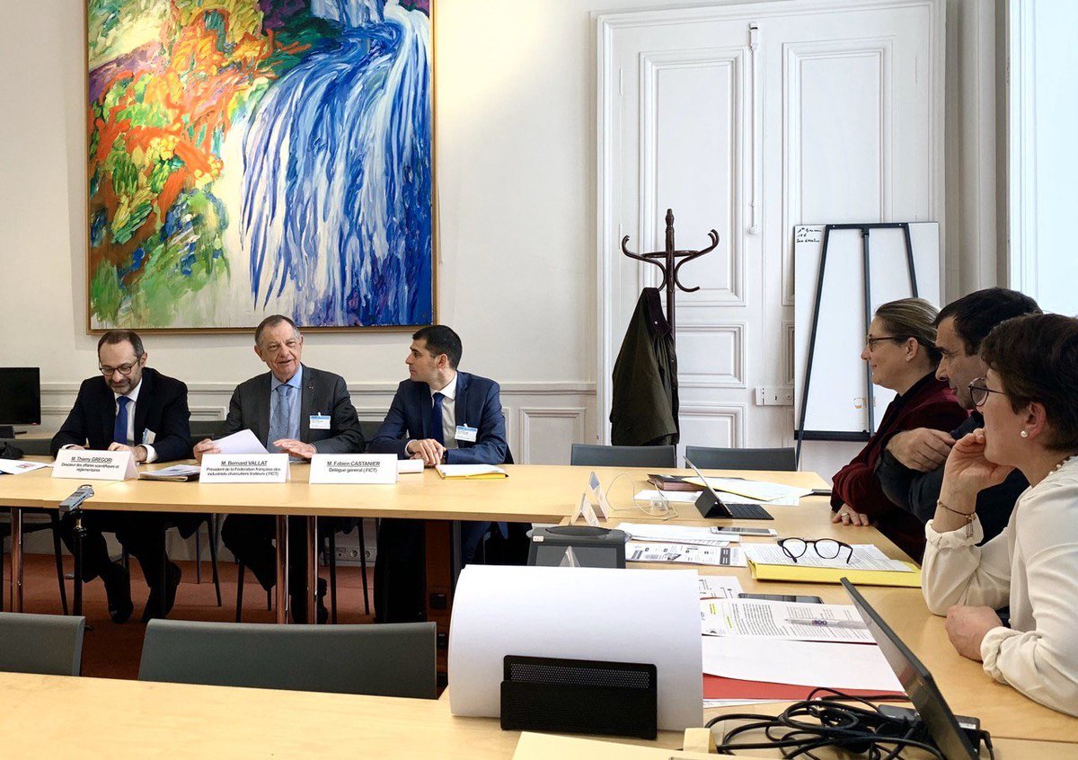 B_BessotBallot's tweet photo. 👥Riche première session de travail de la #MINitrites avec @ANIA_FRANCE et @FICT_FRANCE:
🔵Rôle des #nitrites ds l’#alimentation
🔵Impact sur la #santé
🔵Evolut° de la demande du #consommateur🔄évolut° des méthodes de prod°
🔵Les #alternatives &amp; la créat° de gammes sans nitrite. https://t.co/HOM2B125tx