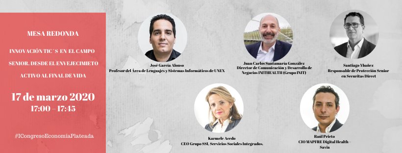 jsantamariaglez's tweet photo. En #ICongresoEconomíaPlateada comparto mesa con @raul_prieto @MAPFRE, @KARMELESSI @grupo_ssi y @SecuritasDirect. Presentaré #Saludesganar (hábitos de vida del asegurado en la lógica del negocio de la cía de #seguros) #EmpresaSaludable #Cronicare y #Hauskor https://t.co/78LNn0F56p https://t.co/xIimmS2Jrb