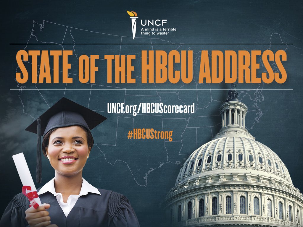 DrMichaelLomax's tweet photo. Today I will be delivering #UNCFs 2nd Annual State of the #HBCU Address to highlight the future of #HBCUs and policy advancements that have impacted #HBCUs over the last year. Make sure you’re tuned into #UNCFs FB page at 12pm est to view live. #HBCUStrong. https://t.co/srjElLfyNk