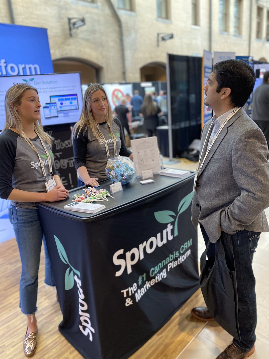 SproutCannabis's tweet photo. Some sites from Sprout - Cannabis CRM &amp; Marketing Software at the MoCann Biz Expo in St. Louis. #Mocann #cannabisbusiness  #cannabisindustry https://t.co/2AY8FPbuWD