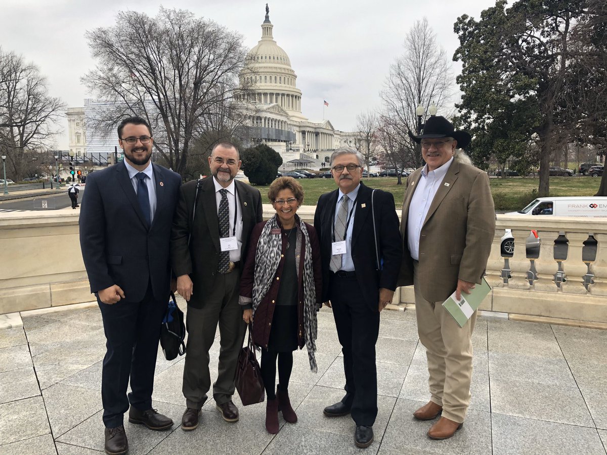 ACES and CARET reps beginning visits with congressional delegation.